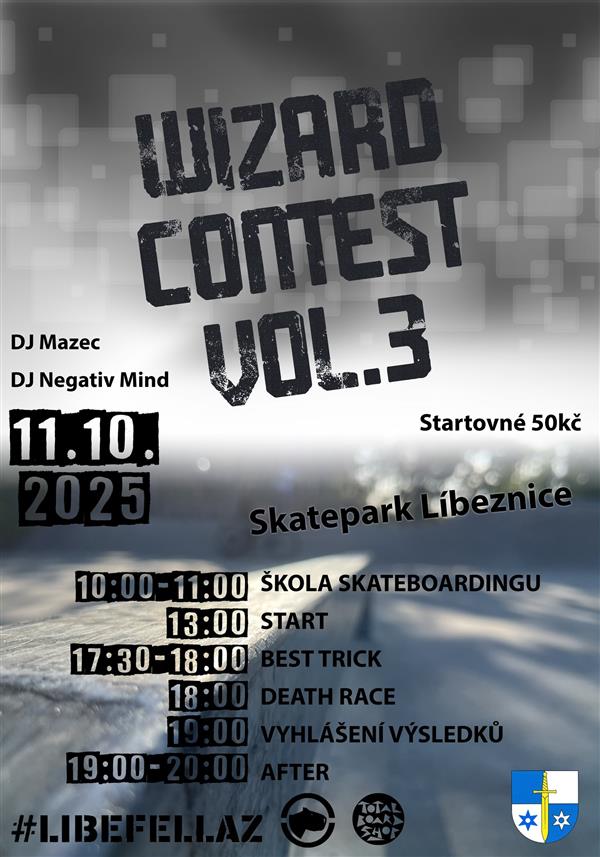 Wizard Skate Contest vol. 3 - Skatepark Libeznice 2025