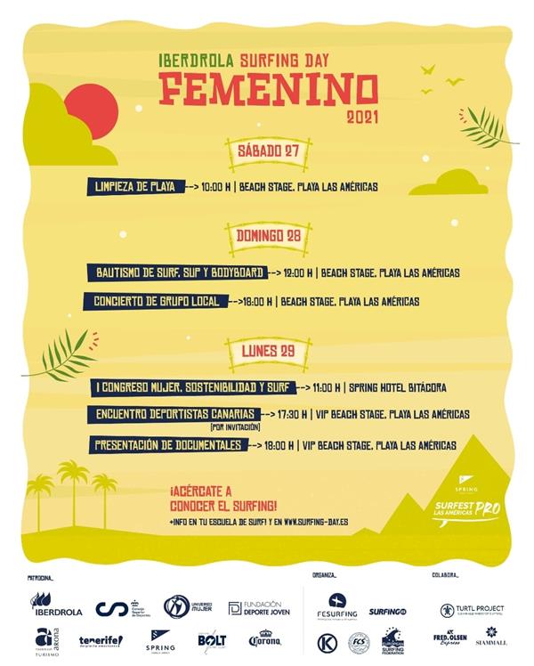 Women's Iberdrola Surfing Day - Tenerife 2021