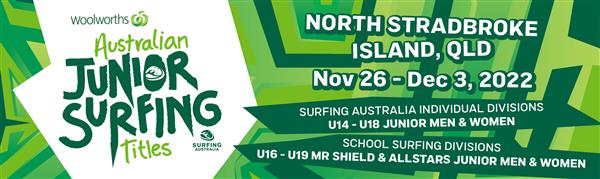 Woolworths Australian Junior Surf Championships 2022