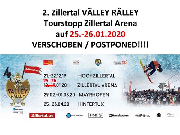 Zillertal Valley Ralley hosted by Blue Tomato & Ride Snowboards - stop #2 - Zillertal Arena 2020