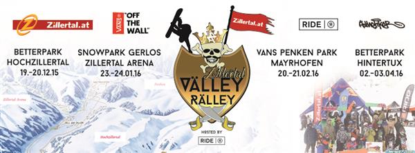 Zillertal VÄLLEY RÄLLEY hosted by Ride Snowboards, Mayrhofen 2016