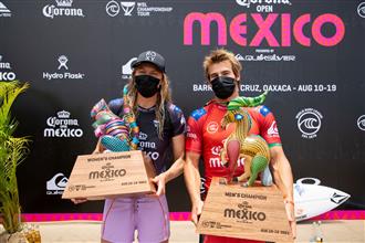 Australians Stephanie Gilmore and Jack Robinson Win Corona Open Mexico Presented by Quiksilver