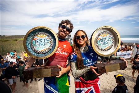 Bettylou Sakura Johnson and Yago Dora Win Lexus Trestles Pro Presented by Outerknown