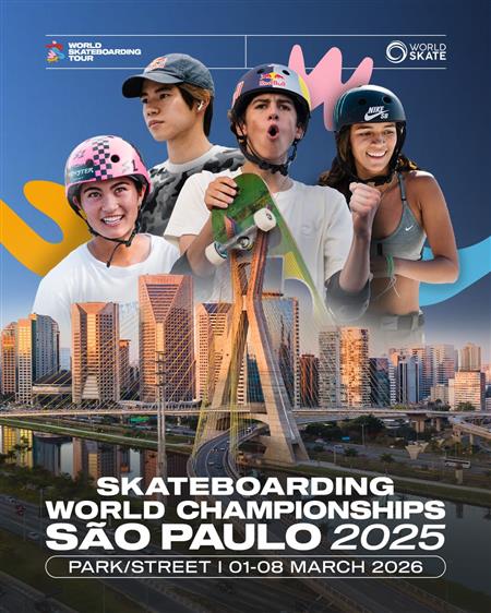 Brazil to host Street and Park Skateboarding World Championships!