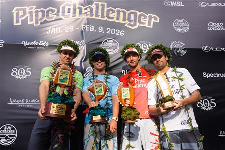 Callum Robson Wins Lexus Pipe Challenger Presented by Billabong