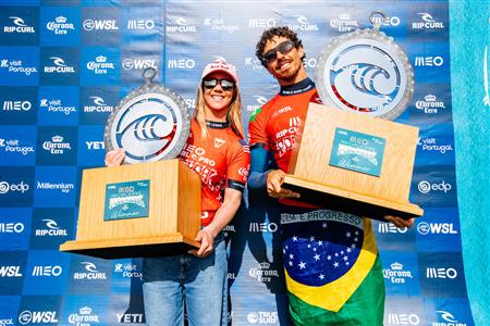 Caroline Marks and Yago Dora Win 2025 MEO Rip Curl Pro Portugal Presented by Corona Cero