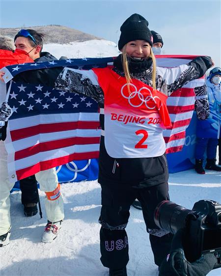 Chloe Kim makes it back-to-back halfpipe golds with Beijing 2022 win