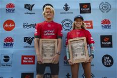 Ethan Hartge and Charli Hurst win the 2020 Sydney Surf Pro Junior