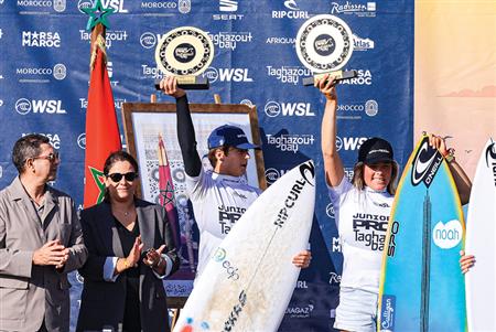 Hans Odriozola and Maria Salgado Win Junior Pro Taghazout Bay 2025