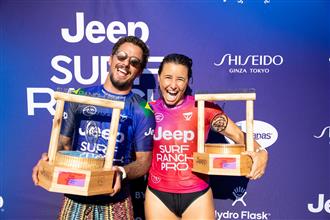 Johanne Defay and Filipe Toledo Win Jeep Surf Ranch Pro presented by Adobe