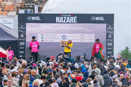 Justine Dupont, Clement Roseyro, Nic Von Rupp Win Big at TUDOR Nazaré Big Wave Challenge