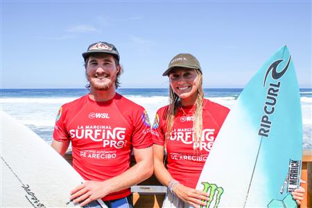 Leilani McGonagle and Dimitri Poulos Win Inaugural La Marginal Surfing Pro