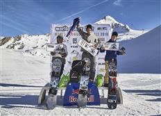 Mitchell Davern & Annika Morgan are the slopestyle winners of the 2019 World Rookie Snowboard Finals