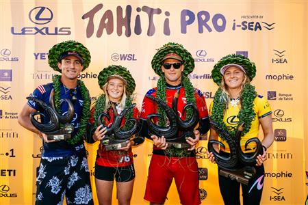Molly Picklum and Jack Robinson Win 2025 Lexus Tahiti Pro Presented by I-SEA at Teahupo’o