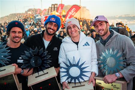 Nic von Rupp, Clement Roseyro, Justine Dupont and Lucas Chianca Win 2025 TUDOR Nazaré Big Wave Challenge