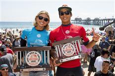 Sage Erickson and Kanoa Igarashi Crowned Champions at Vans US Open of Surfing 2017