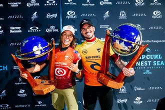 Sally Fitzgibbons and Gabriel Medina Win Rip Curl Rottnest Search Pres. by Corona