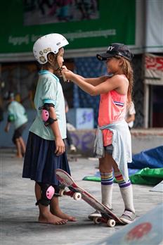 Skater Girl Sky Brown... And Her Socks