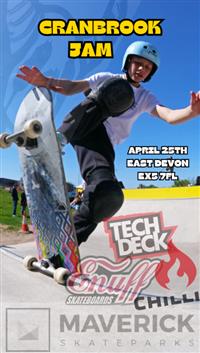 Cranbrook Skatepark Jam - Exeter 2026