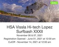 HSA Vissla Hi-tech Lopez Surfbash XXXII - Ho'okipa, Maui 2021