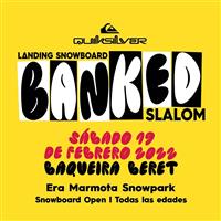 Landing Snowboard Banked Slalom - Baqueria, Beret, Spain 2022