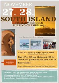 South Island Primary Schools Surfing Champs - Christchurch 2021