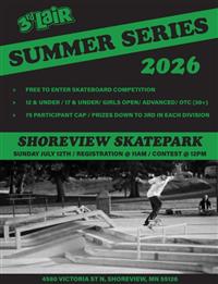 Summer Series Skateboard Contests - Stop #7 - Shoreview SkatePark 2026