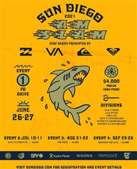 Sun Diego AM SLAM Surf Contest Series - Event 1 - PB Drive 2021