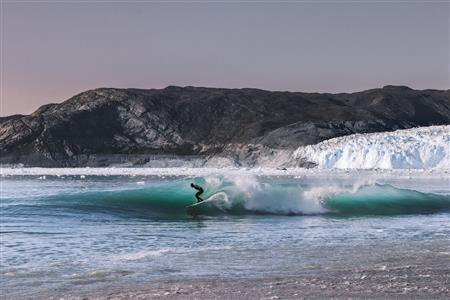 Surfing Iceberg Waves in Greenland!