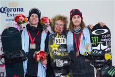 The Slopestyle World Champion Titles go to Brandon Davis and Jamie Anderson