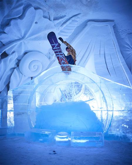 Eero Ettala transforms snow castle into Lapland playground in Red Bull's new video